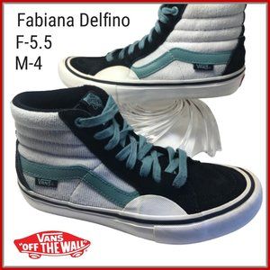 Vans Fabiana Delfino Pro Skateboard Sneakers Women's size 5.5